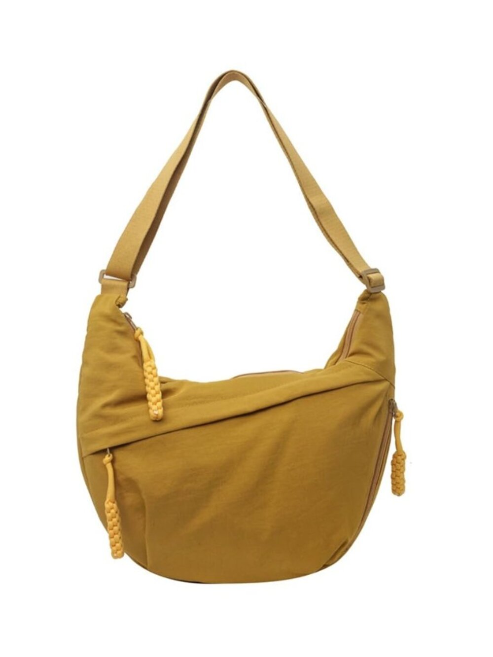 Hobo Bag for Women Men Crescent Shoulder Bag Retro Nylon Canvas Crossbody Bag